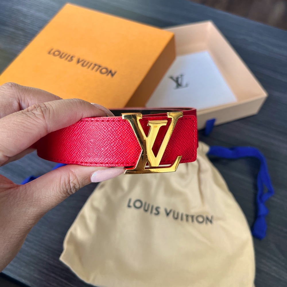 LV Initiales 30mm (80cm) Reversible Belt